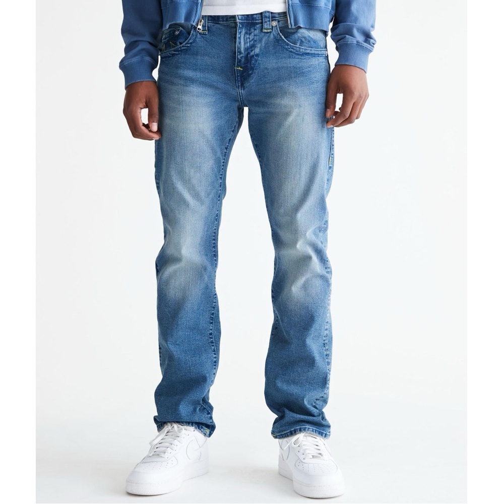 NWT! True Religion Ricky Relaxed Straight Jeans